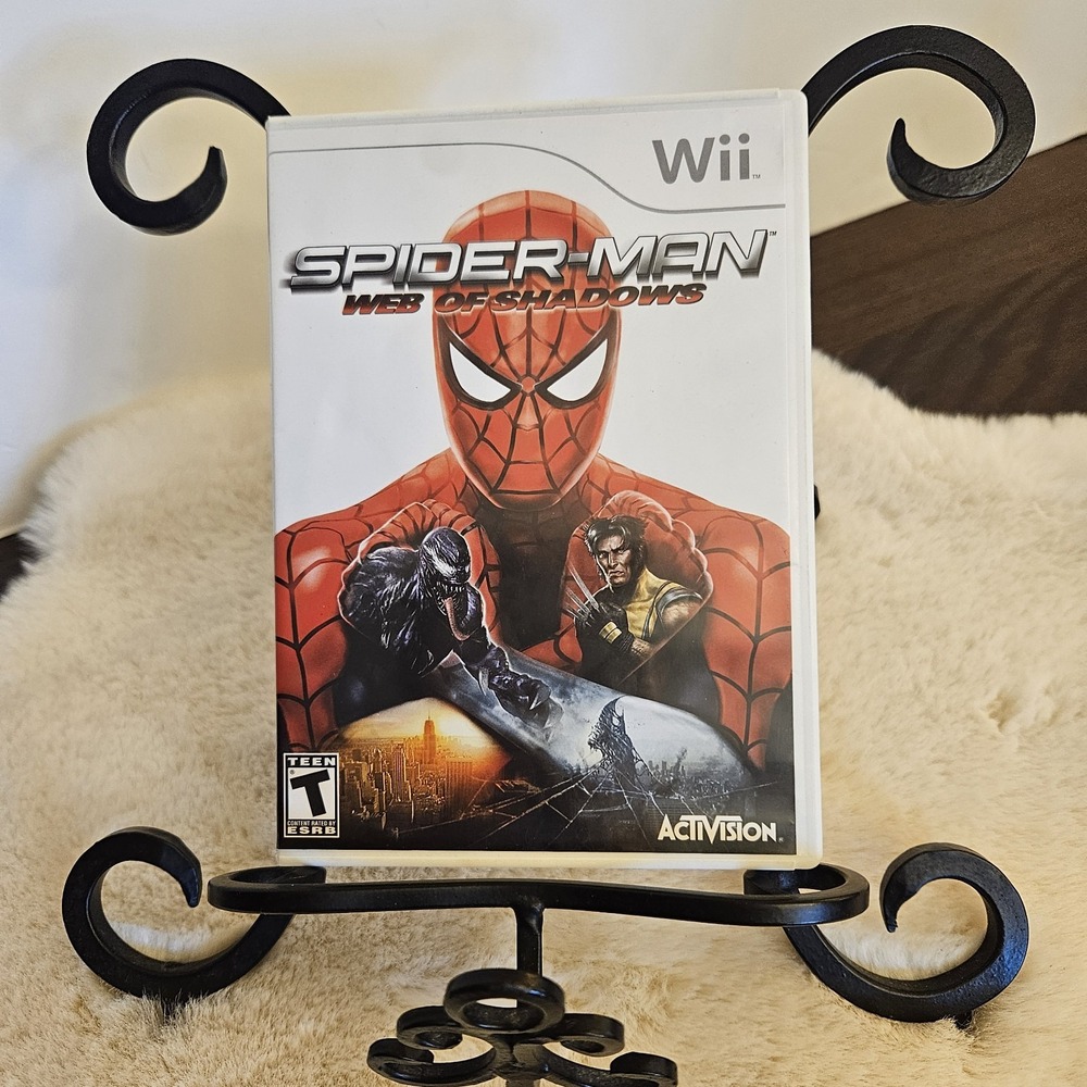 Spider-Man: Web of Shadows (Nintendo Wii, 2008) Tested CIB!